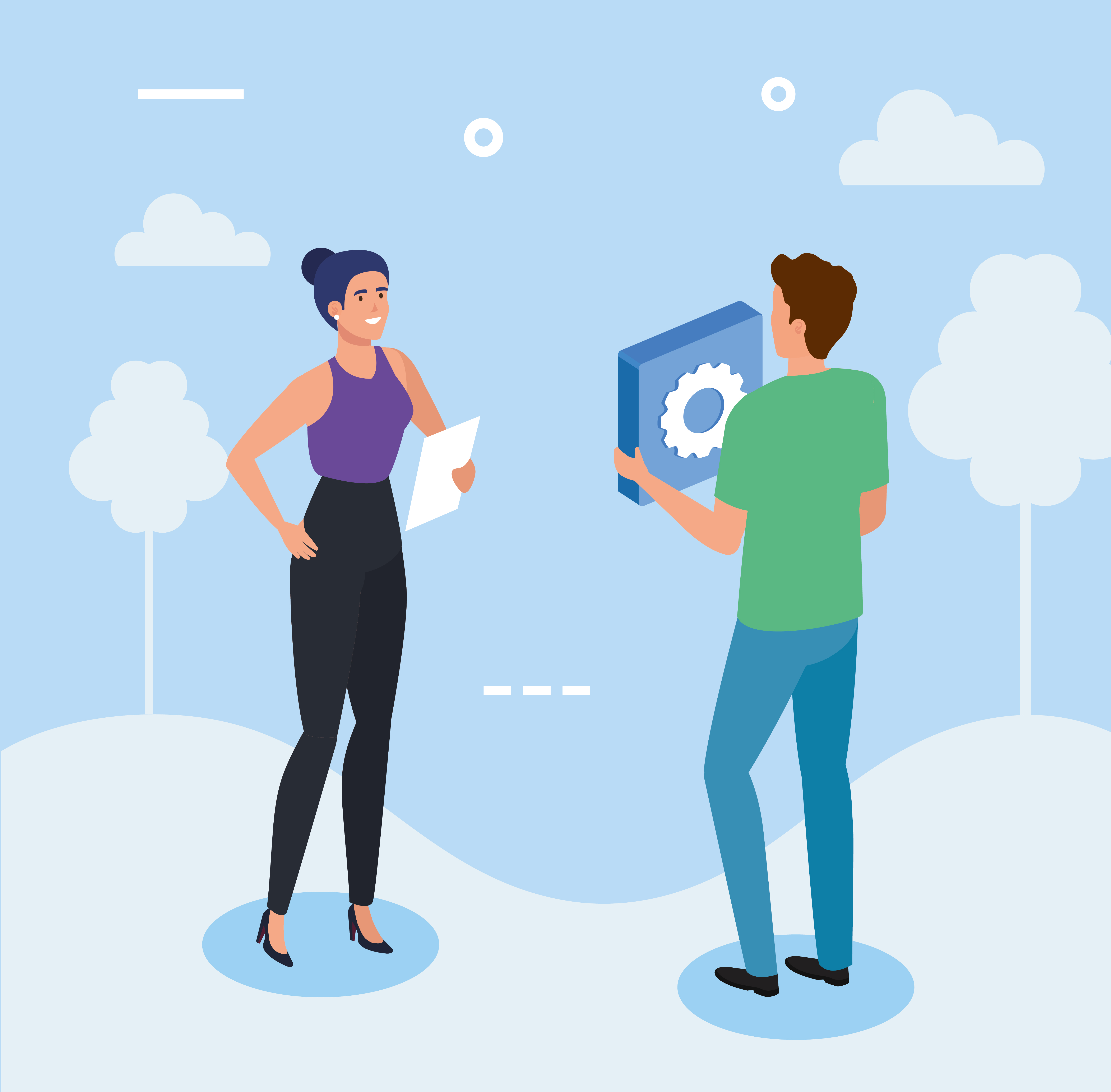 Communication illustration